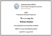 eMDP-FCMO-Chief Marketing Officer-IIM-K