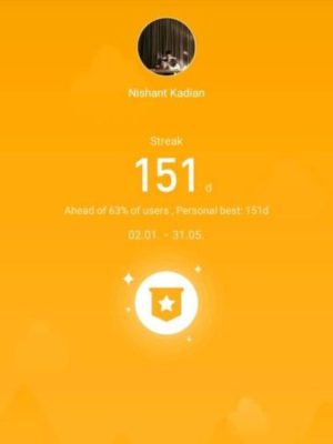 Mi Fit Streak Challenge